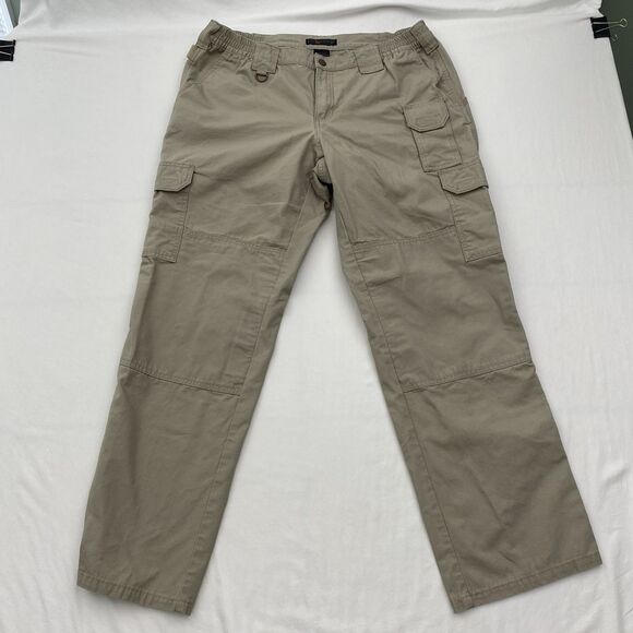 511 Tactical Pants Womens 16 Tan Khaki Cargo Pockets Utility EMT 64358 - Picture 1 of 12
